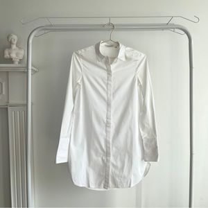 Aritzia Babaton White Shirt Dress